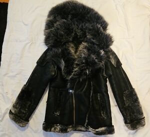 Jordan Craig Gray Faux Fur Jacket